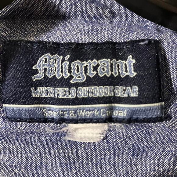 Aligrant Blue Button‎ Up Long Sleeve Shirt - Picture 3 of 5